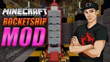 Minecraft TU55 Rocket Ship MOD SHOWCASE! - Minecraft Console/MCPE Mod & MAP DOWNLOAD