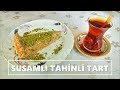 NEFİS TART PRATİK TARİF TAHİNLİ  SUSAMLI TART - ÇOK LEZZETLİ TADI HARİKA -ZEYNEP MUTFAKTA