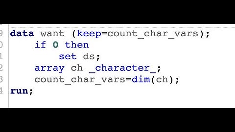 Finding number of character variables in SAS dataset
