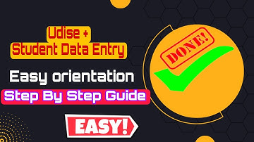 How To Fill Student Data in Udise Plus 2023 || Student Data Entry Udise Plus || Bulk Upload ||