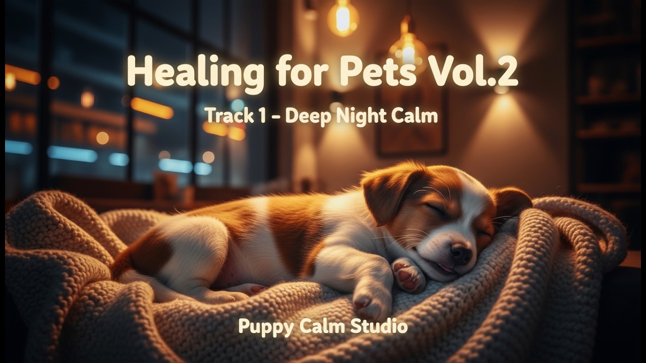 Deep Night Calm 🐶 | Healing Music for Dogs – Healing for Pets Vol.2 (Track 1)