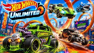 Hotwheels Unlimited : “INSANE LOOP STUNTS! GUNKSTER GOES WILD 🤯🔥” screenshot 4