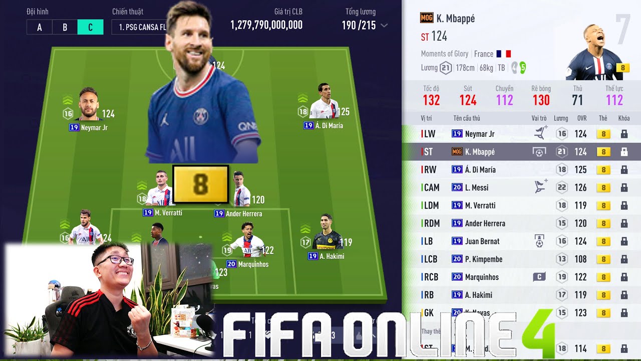 FIFA ONLINE 4: TEST HÀNG PARIS SG 1K TỶ HÀNG KHỦNG & ĐỘI HÌNH GIAO DỊCH TRỞ LẠI CÙNG ILF