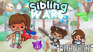 SIBLING WARS! 🔫🐠 *lots of calling📞* ||Toca Boca Life World 🌍