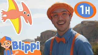 Blippi x TRex Crossover Learn About Dinos  | Blippi Learns Something New | Videos for Kids