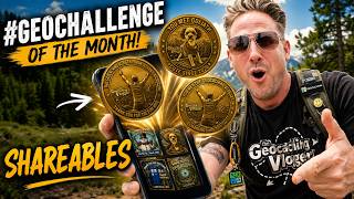 I Tried Geocaching's Newest Feature... Shareables! (Aug 26' #GeoChallenge of the Month)
