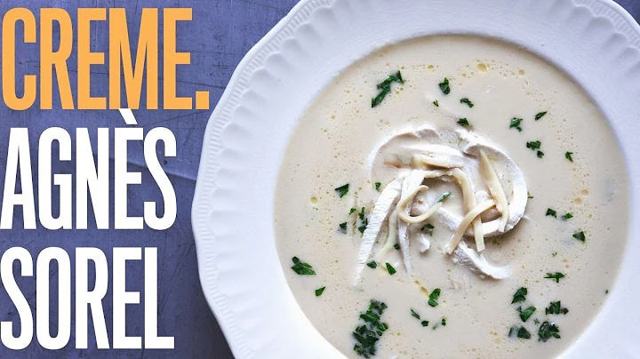 How to make the famous soup crme Agns Sorel