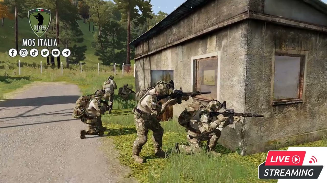 I Ranger prendono il controllo di un villaggio - Arma 3 - MOS Italia - MILSIM