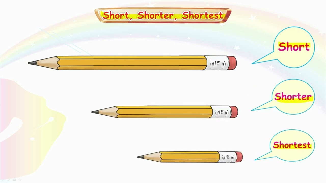 Short Shorter Shortest Mathematics Nursery YouTube Short Shorter Shortest Mathematics Nursery YouTube
