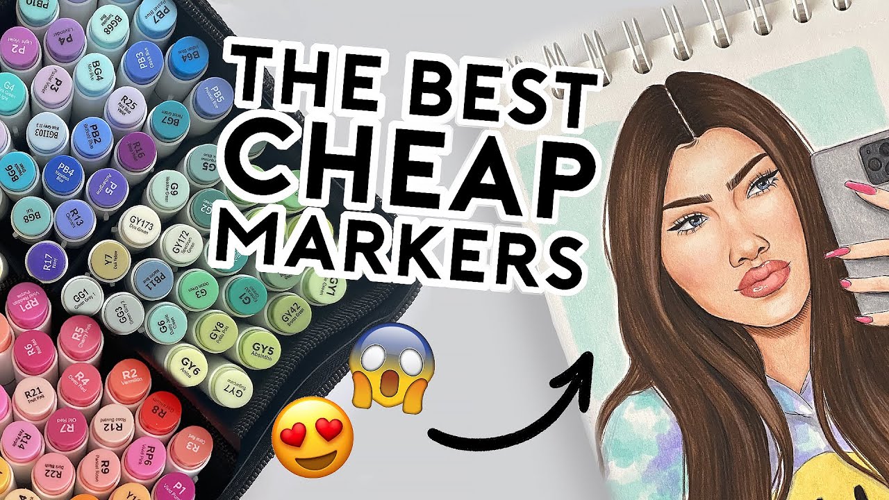 ohuhu 120 brush markers