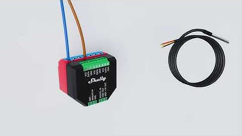 Shelly plus add with temperature sensor ds18b20