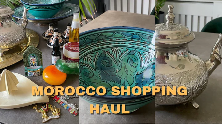 Morocco Shopping Haul | What I bought from Morocco | Shopping in Morocco