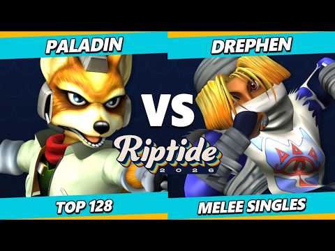 Riptide 2026 - Paladin (Fox) Vs. Drephen (Sheik) Smash Melee - SSBM