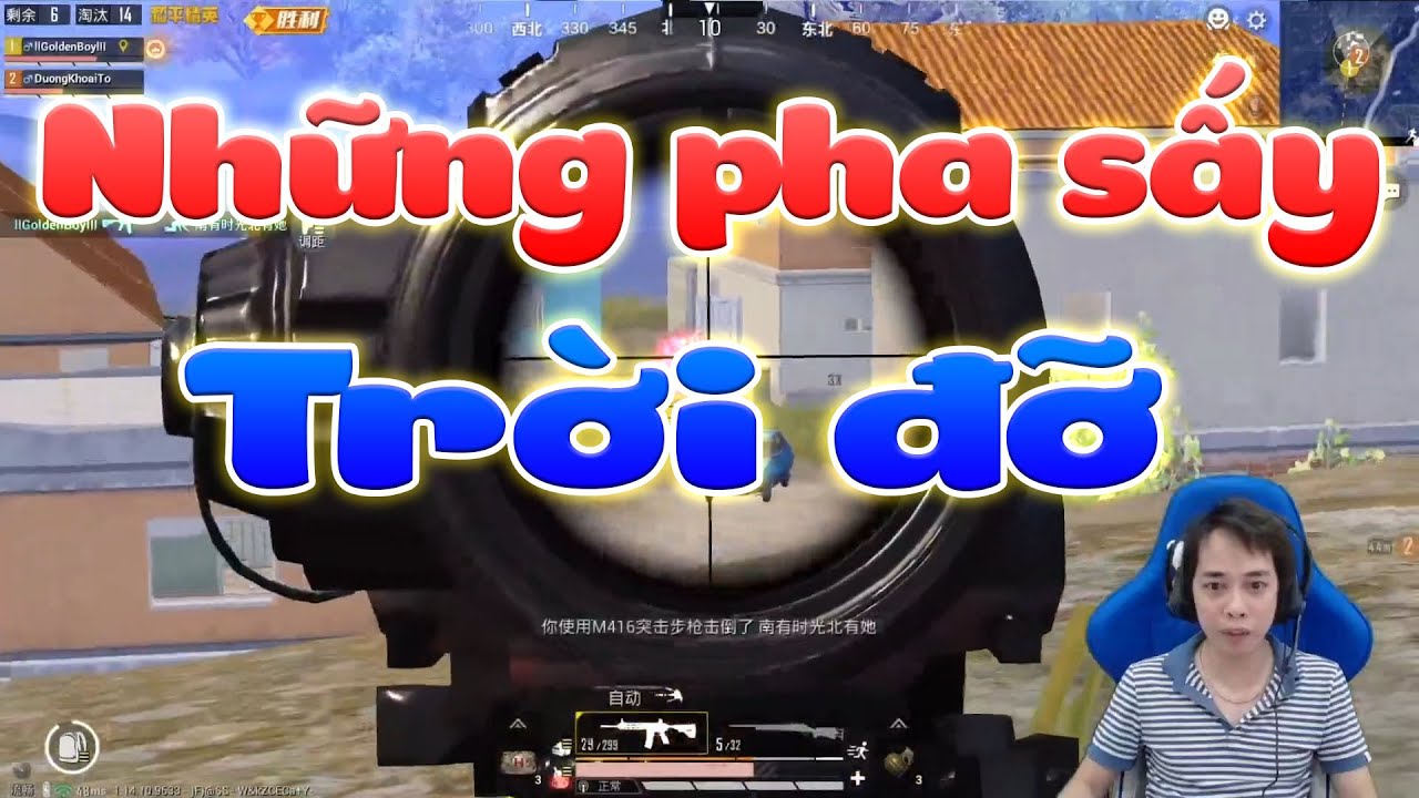 🔫Nam Blue[Pubg Mobile] Những pha sấy trời đỡ