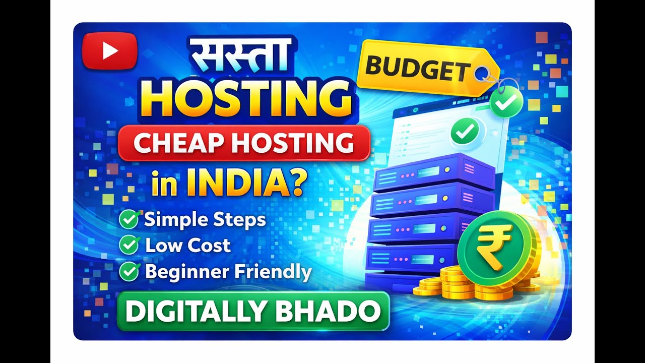 How to Buy Cheap Hosting in India? | Best Budget Hosting for Beginners | Digitally Bhado