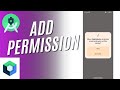Add Permission In Android Studio Jetpack Compose | App Permission