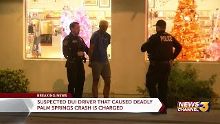 Portland man charged with murder for deadly DUI crash in Palm Springs