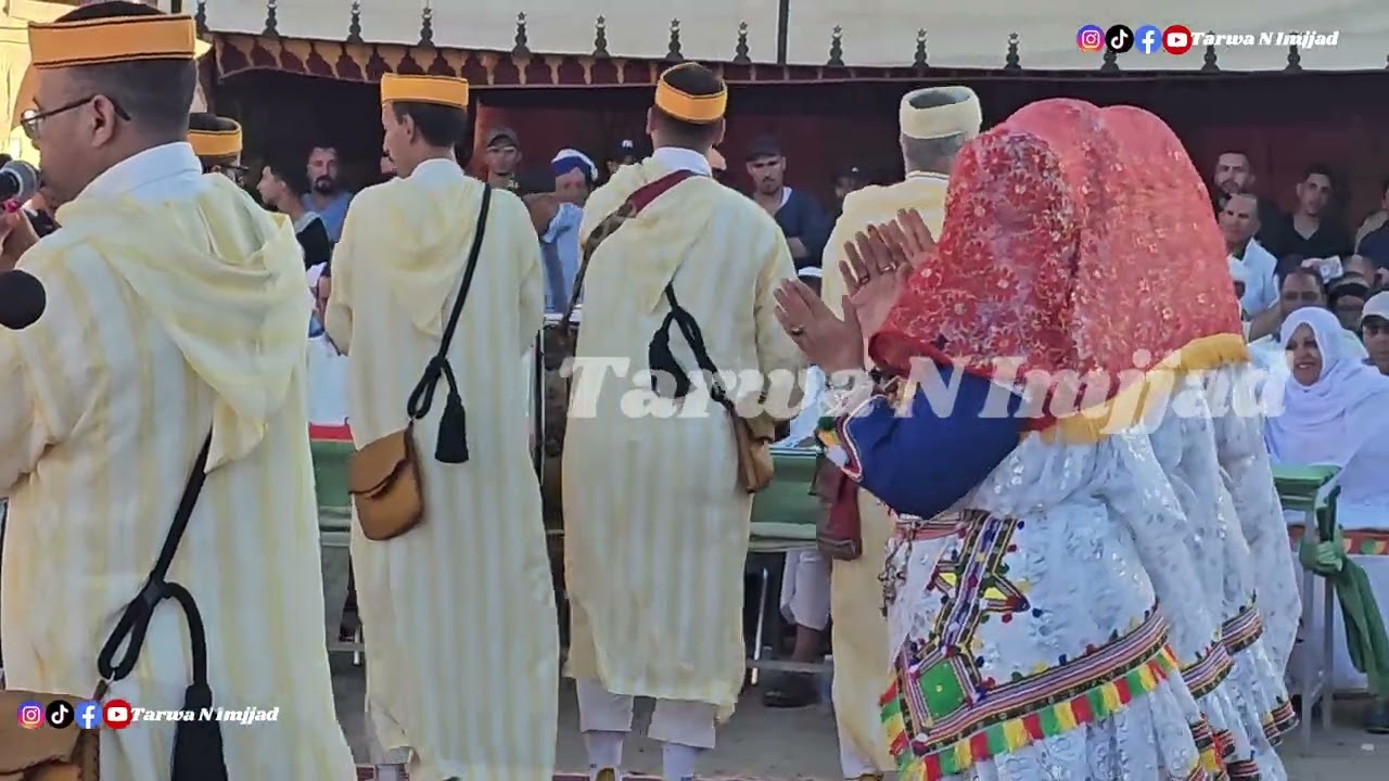 فرقة أحواش بنات اللوز بمهرجان الموكار أوحواش ببوطروش بتاريخ 31/08/2025