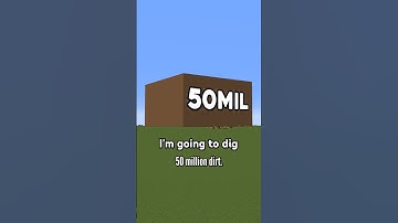I Dug 4,000,000 Dirt