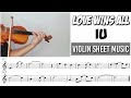Free Sheet || Love Wins All - IU || Violin Sheet Music