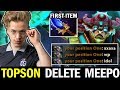 TOPSON delete MEEPO with Perfect Counter — Fast Scepter Elder Titan Dota 2