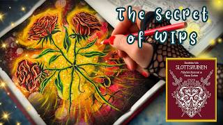 I Finally Understand Why I Never Finish Coloring Pages | SLOTTSRUINEN by Hanna Karlzon | Mixed Media