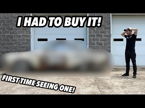 I BOUGHT THE RAREST CAR I'VE EVER OWNED! Never Seen One Before!