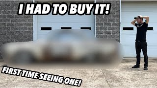 I BOUGHT THE RAREST CAR I'VE EVER OWNED! Never Seen One Before!