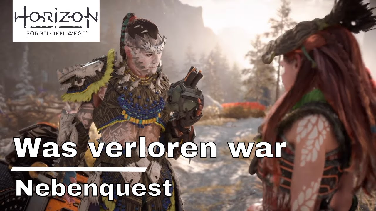 Horizon Forbidden West Was Verloren War Code Horizon Forbidden West - Was verloren war - Nebenquest - YouTube