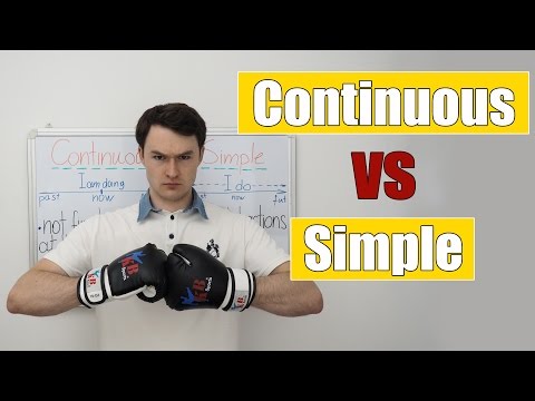 Present Continuous VS Present Simple (сравнение Настоящего Продолженного и Простого времени)