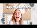 What Do You Need for Save the Dates? | My Save the Date Mistakes and What I Learned