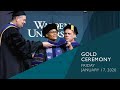 Watch the Gold Ceremony at Walden’s Winter 2020 Commencement