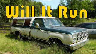 Will This Old Dodge Run After Sitting?