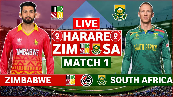 Tri Series Live: Zimbabwe v South Africa 1st Match Live | ZIM vs SA 1st T20 Live Scores & Commentary