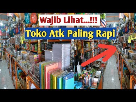 Toko ATK Harus mempunyai penataan yang bagus baik dan benar untuk menarik minat konsumen membeli ite. 