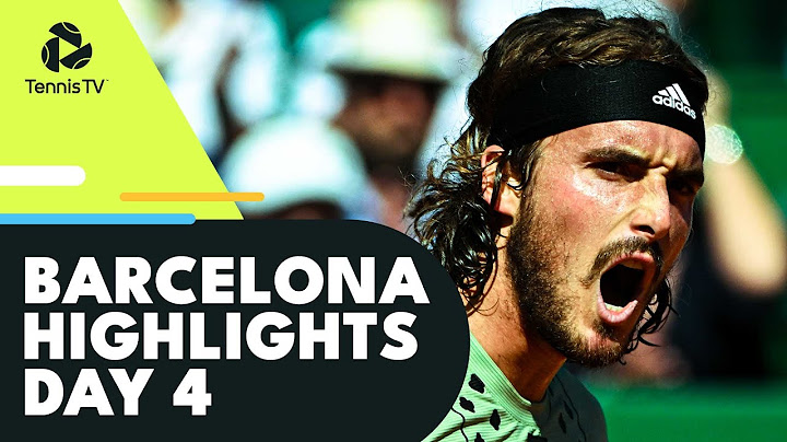 Stefanos Tsitsipas vs Ilya Ivashka In Rain-Interrupted Match | Barcelona 2022 Day 4 Highlights