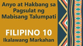 HAKBANG SA PAGSULAT NG TALUMPATI|PAANO MAGSULAT NG TALUMPATI| 2ND GRADING FIL 10 |ARALIN SA FILIPINO