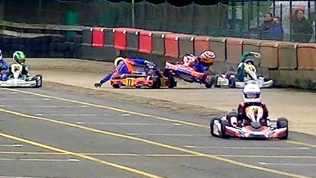 When The Track Limit Is A Barrier Karting Mayhem Youtube