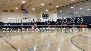 Zein Wahdan - 6'9' - F/C - C/O 2023 - ZGXL NE HOOPFEST Highlights