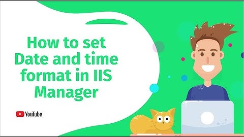 IIS マネージャーで日付と時刻の形式を設定する方法