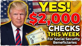 YES! $2,000 Checks THIS WEEK For Social Security Beneficiaries | SSA, SSI, SSDI