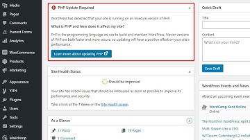 How to Fix PHP Update Required in WordPress || RofiTech