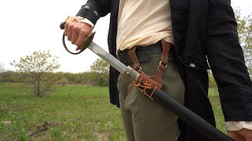 Making A Leather Sword Frog
