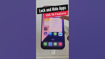 Lock and Hide any app on Iphone using Face ID or Passcode | IOS 18 Feature