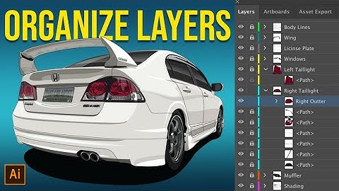 Getting Started with Organizing Layers | Adobe Illustrator CC Tutorial