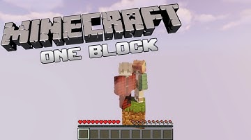 Can You survive Minecraft with just ONE BLOCK?!?! | Minecraft Oneblock 1.19 ft. my GF [Episode 1]