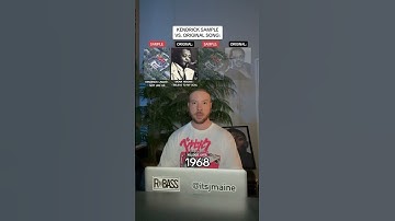 Thumbnail of Kendrick Lamar “Not Like Us” Sample Vs. Original Song #shorts
