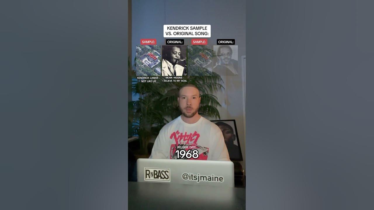 Kendrick Lamar “Not Like Us” Sample Vs. Original Song #shorts