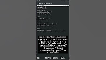 🐧 Linux CLI 61b 🐧 (( )) in shell scripts 🐧#linux #shell #cli #konsole #ubuntu #fedora #opensuse