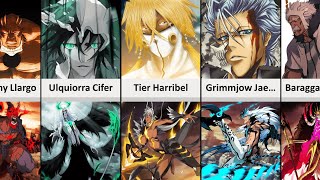 All Arrancars revealed in Bleach and Their Resurrection Resimi